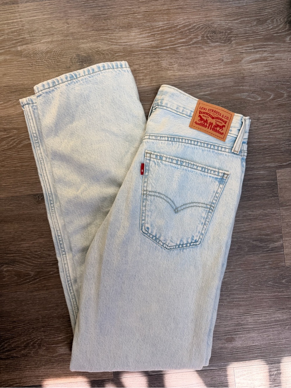 Levi’s low pro straight jeans